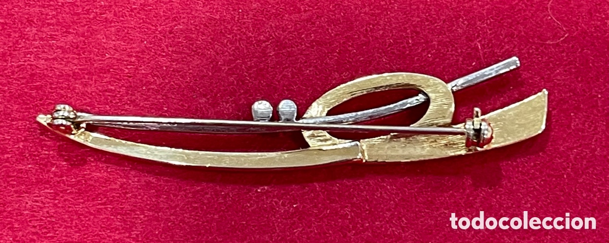 Joyeria: Broche chapado en oro. - Foto 2