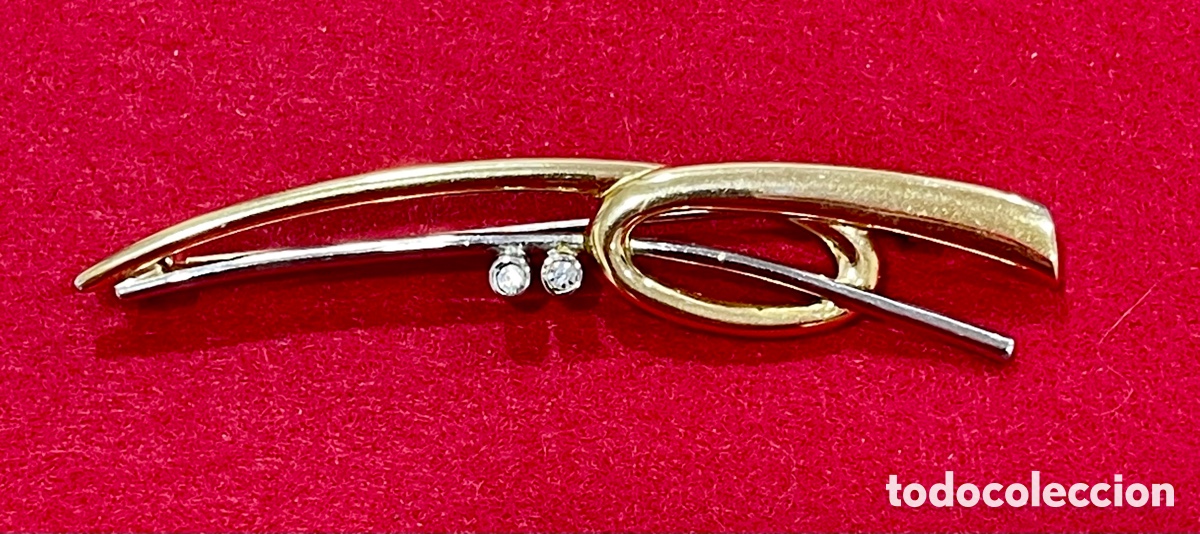 Joyeria: Broche chapado en oro. - Foto 1