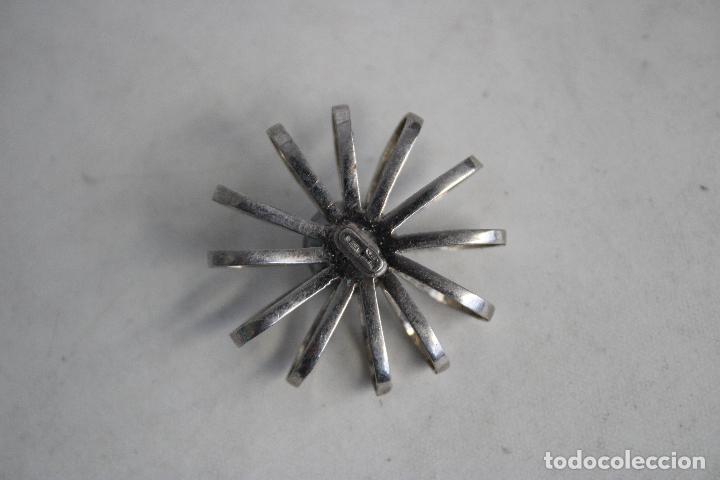 Joyeria: flor perla de plata 925 - Foto 2