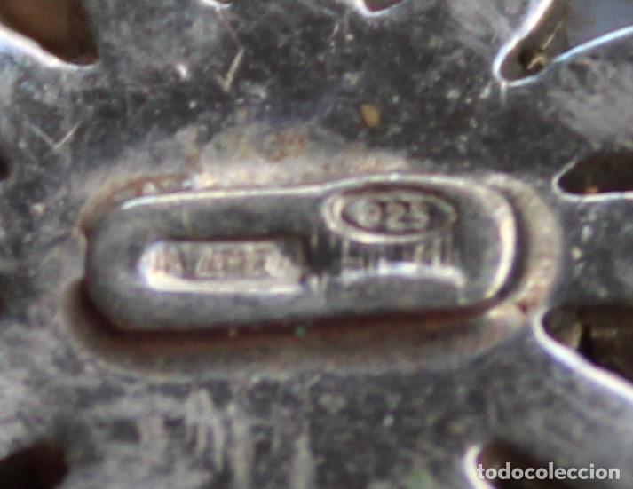 Joyeria: flor perla de plata 925 - Foto 4
