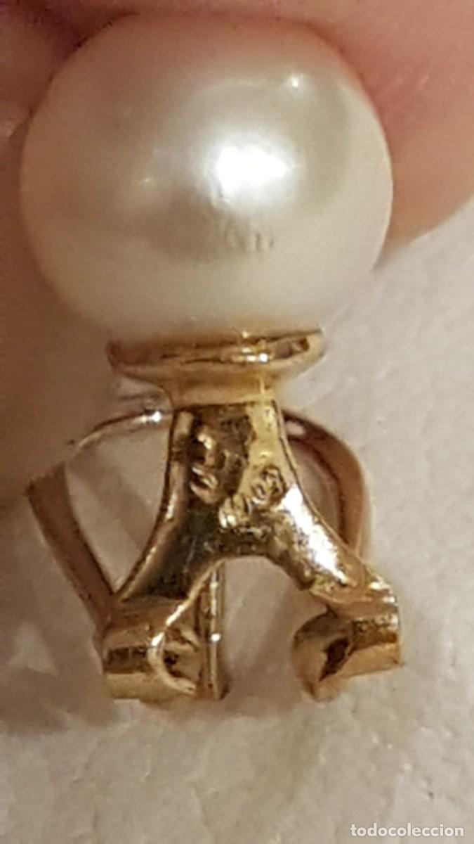 Joyeria: PENDIENTES DE ORO 18K PERLAS Y BRILLANTES - Foto 3