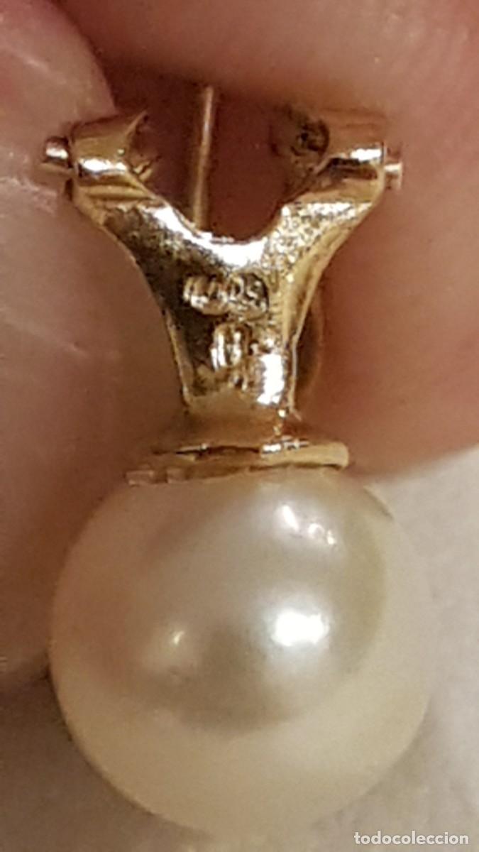 Joyeria: PENDIENTES DE ORO 18K PERLAS Y BRILLANTES - Foto 10