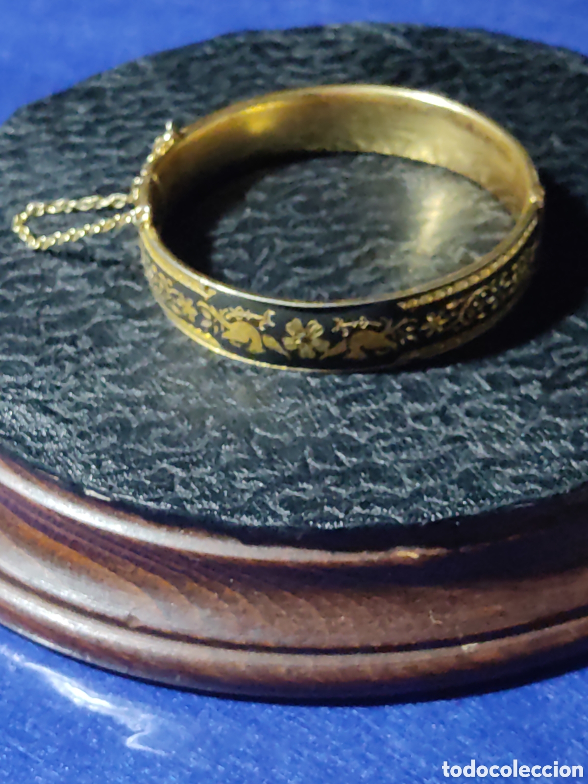 Joyeria: Pulsera damasquinada,Toledo,Vintage. - Foto 3