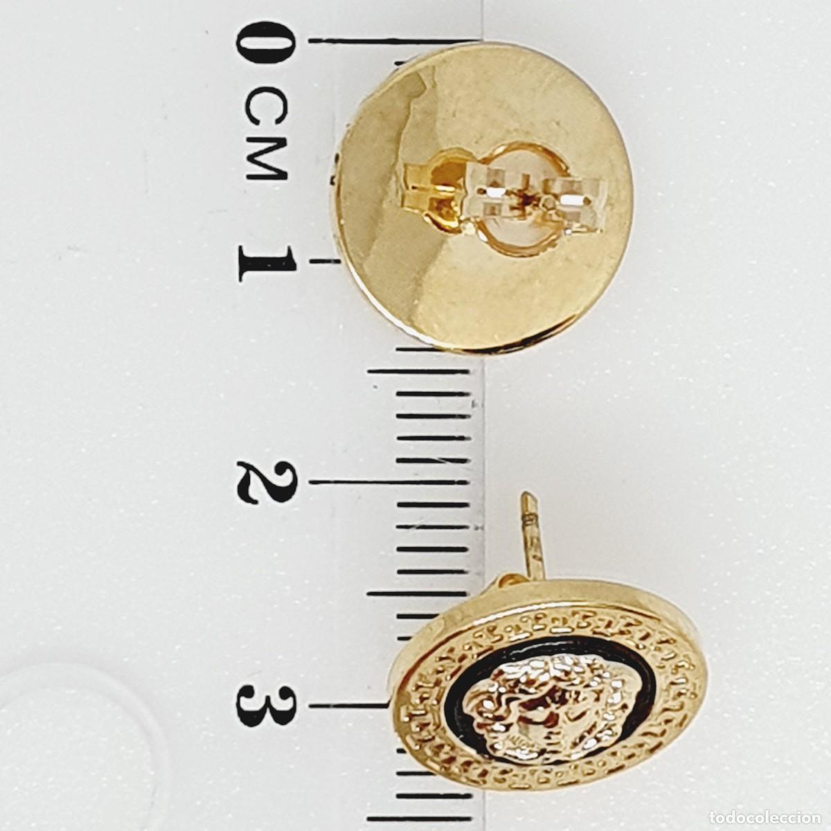 Joyeria: Pendientes de Medusa y onyx en oro 18k. - Foto 9
