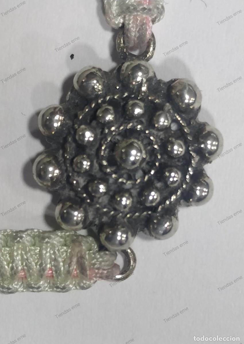 Joyeria: PULSERA BOT&Oacute;N CHARRO PLATA DE LEY - Foto 1