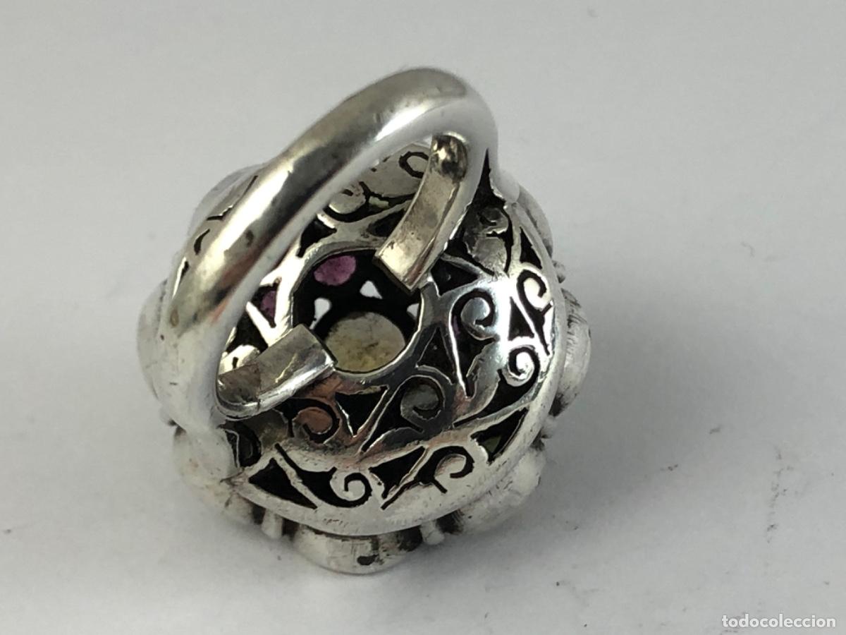 Joyeria: Anillo De Plata Ley 925 y Piedras - Foto 4
