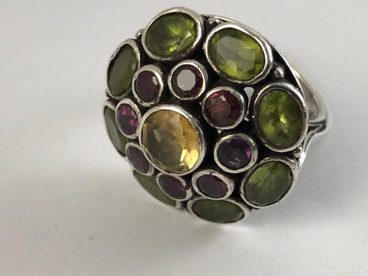 Joyeria: Anillo De Plata Ley 925 y Piedras - Foto 8