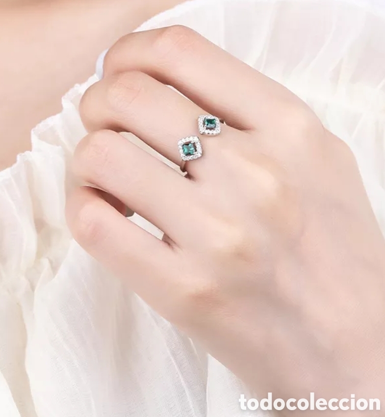 Joyeria: Anillo de Plata y circonitas ENV&Iacute;O GRATIS!! - Foto 5