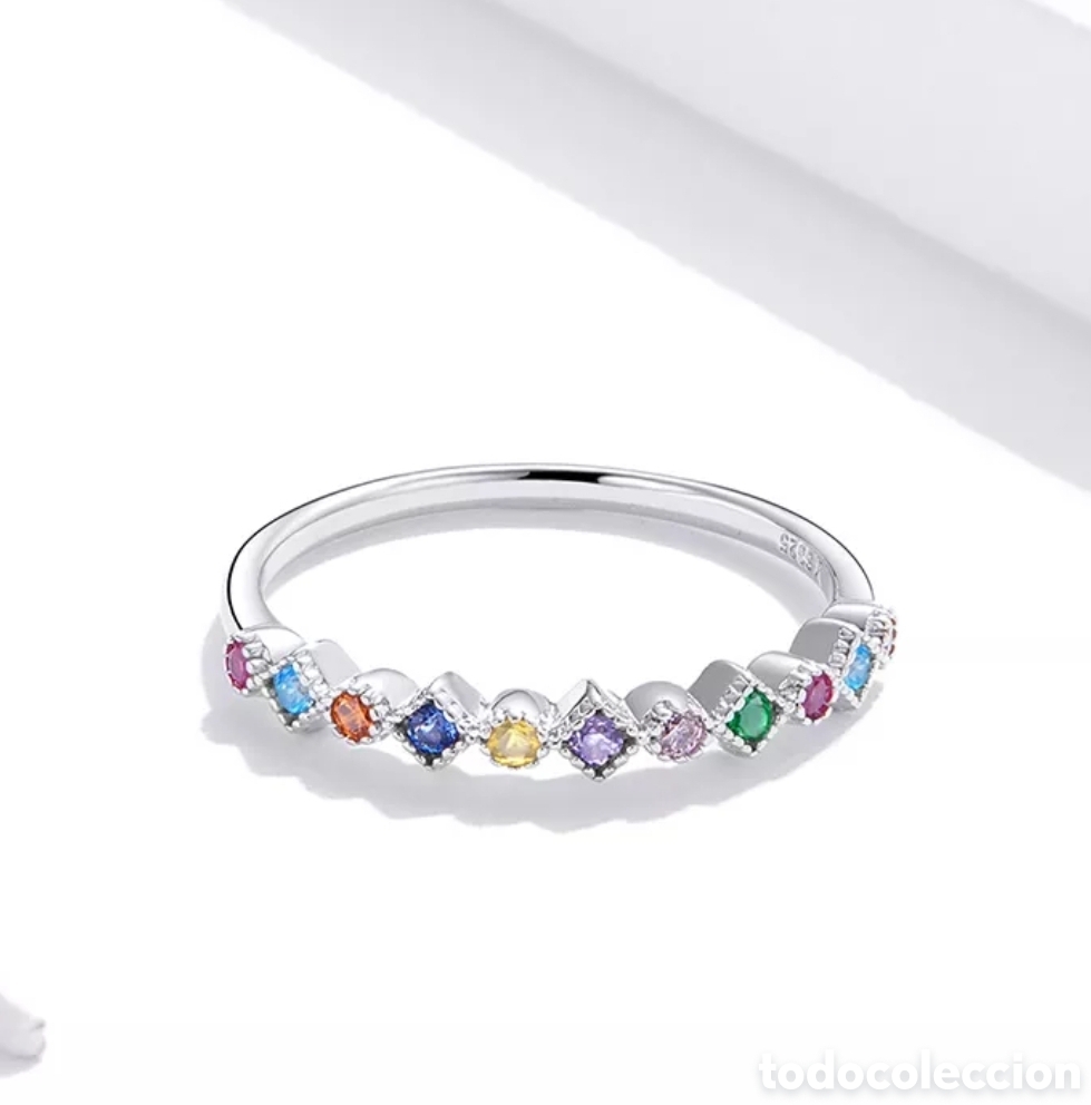 Joyeria: Anillo de Plata y Circonitas ENV&Iacute;O GRATIS!! - Foto 2