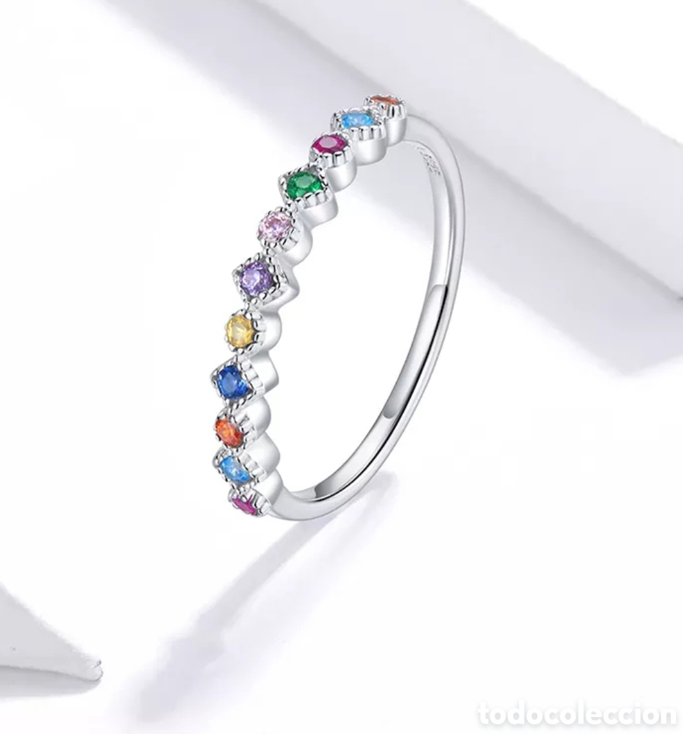 Joyeria: Anillo de Plata y Circonitas ENV&Iacute;O GRATIS!! - Foto 1