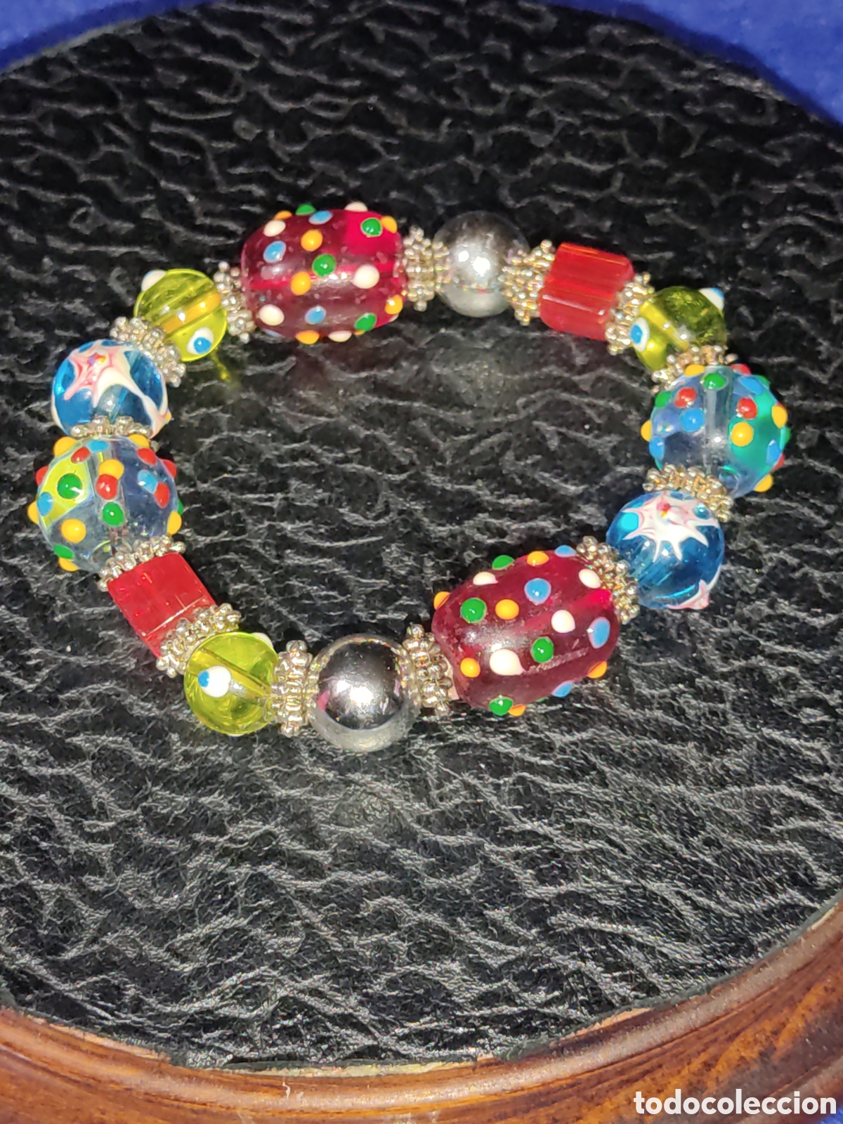 Joyeria: Pulsera de cristal de Murano. - Foto 1