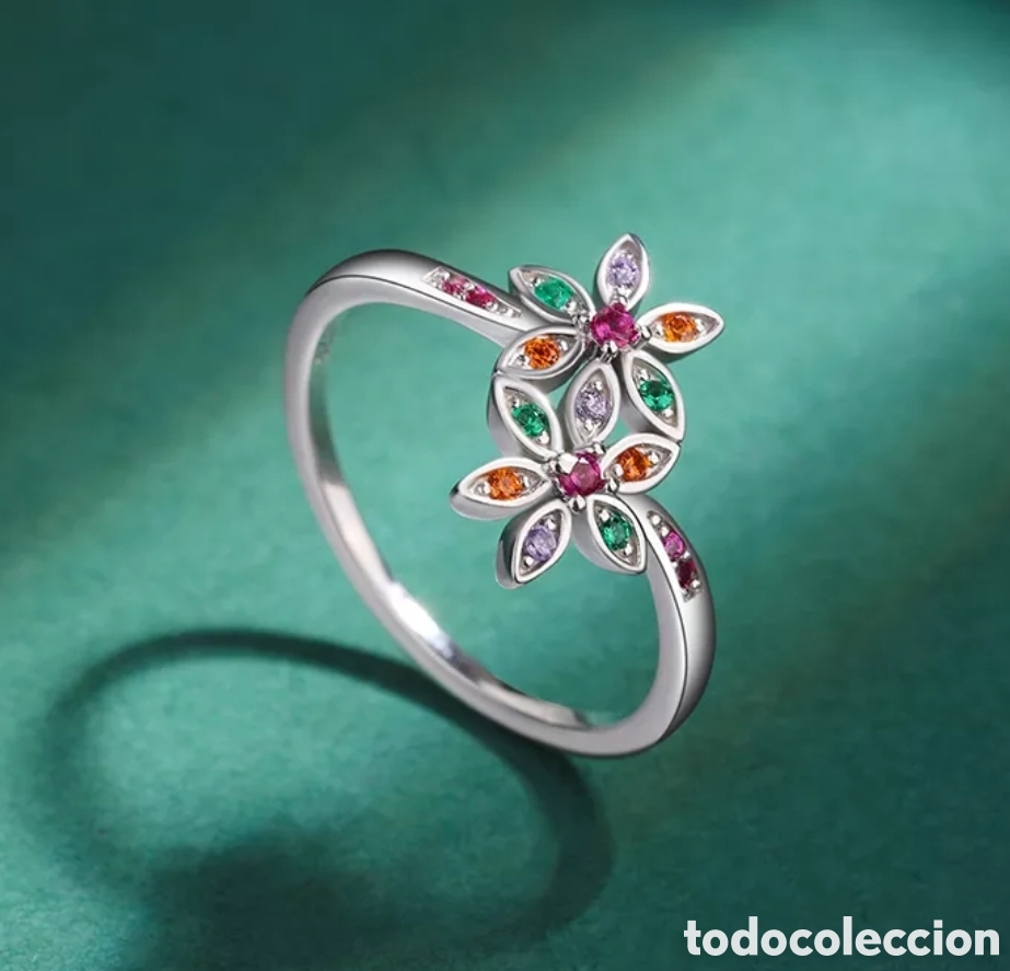 Joyeria: Anillo de Plata Flores ENV&Iacute;O GRATIS!! - Foto 2