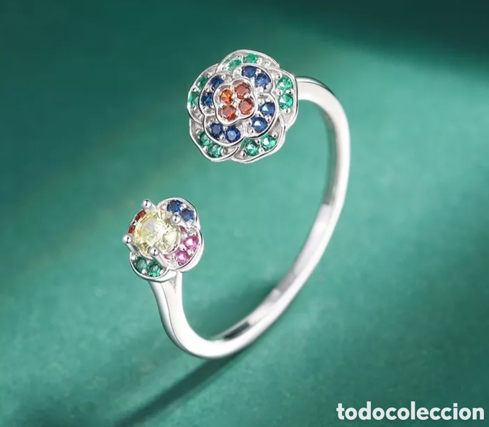 Joyeria: Anillo de Plata Flores ENV&Iacute;O GRATIS!! - Foto 2