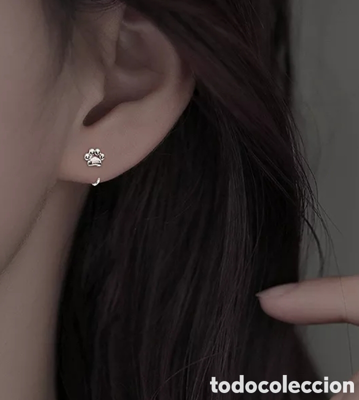 Joyeria: Pendientes de Plata Huellas ENV&Iacute;O GRATIS!! - Foto 3