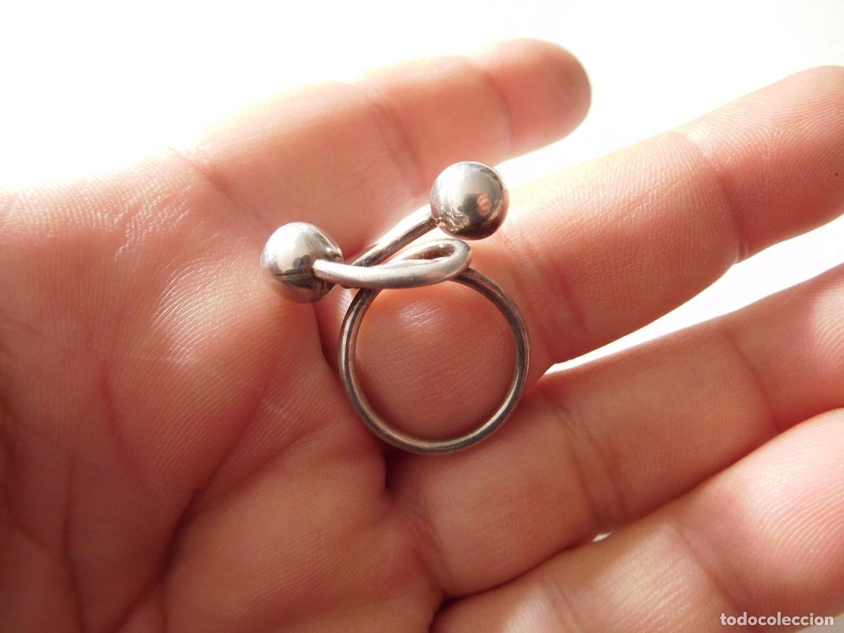 Joyeria: Anillo de plata de dise&ntilde;o vintage - Foto 1