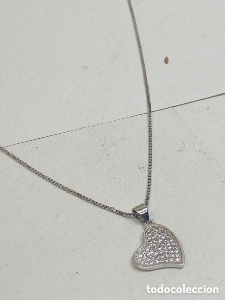 Joyeria: Cadena y colgante de plata gener&oacute; nuevo - Foto 1