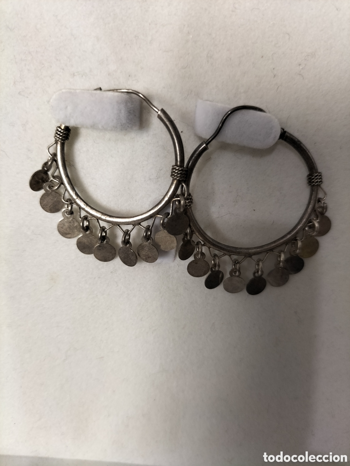 Joyeria: Pendientes antiguos plata regional - Foto 1