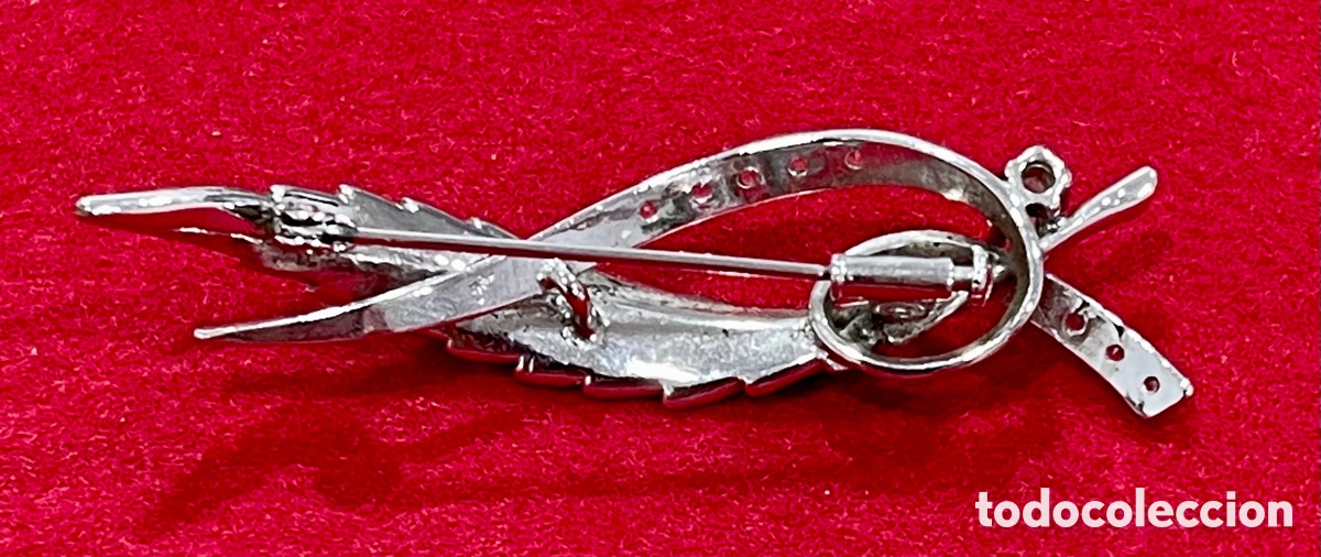 Joyeria: Bonito broche en plata rodeada y esmalte. - Foto 2