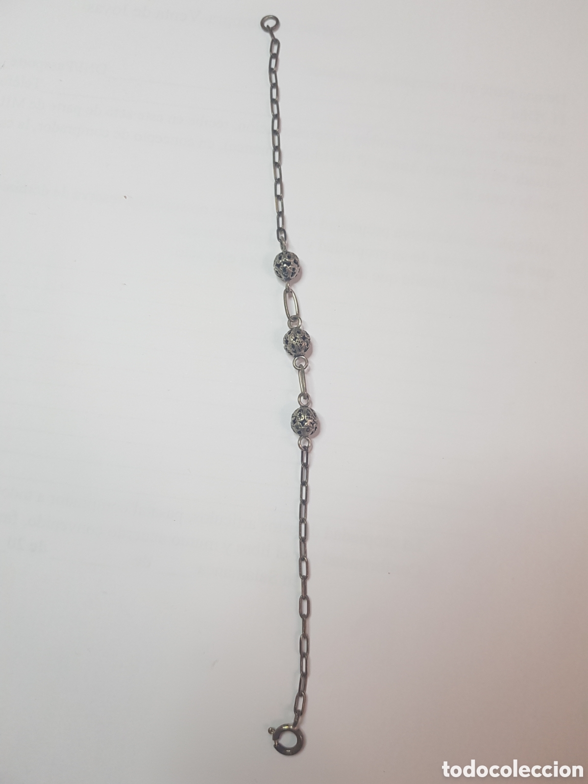 Joyeria: #508 Pulsera plata de ley 925 17,5cm - Foto 1