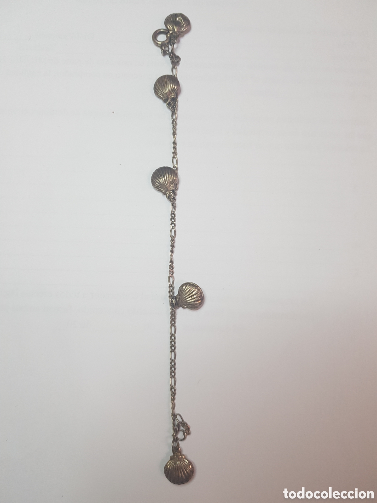 Joyeria: #505 Pulsera conchas plata de ley 925 19cm - Foto 1