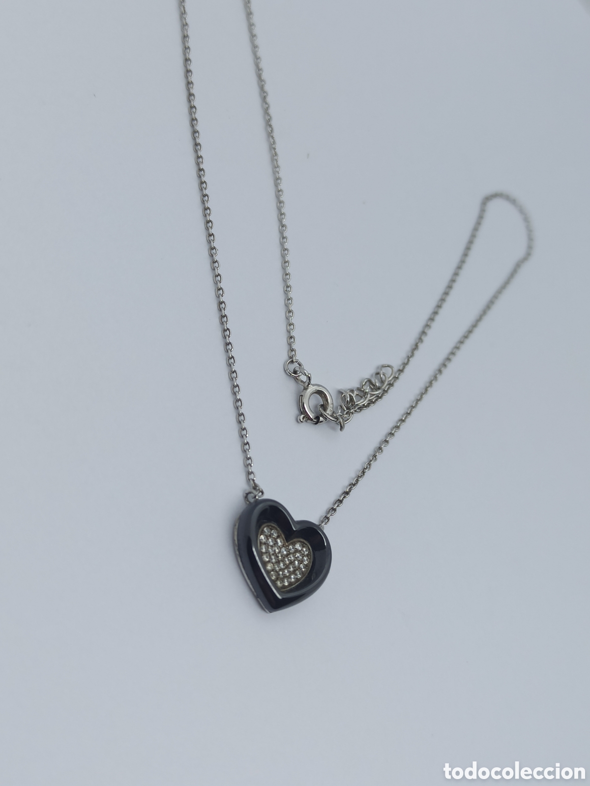 Joyeria: Collar en plata de ley 925, cer&aacute;mica y circonio - Foto 3