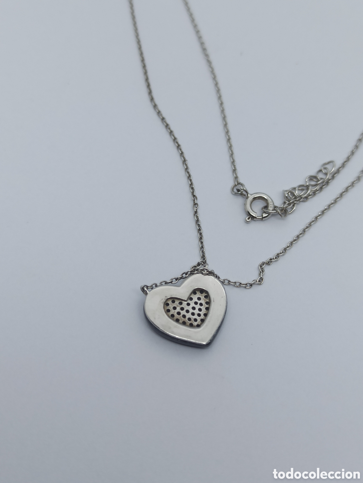 Joyeria: Collar en plata de ley 925, cer&aacute;mica y circonio - Foto 4