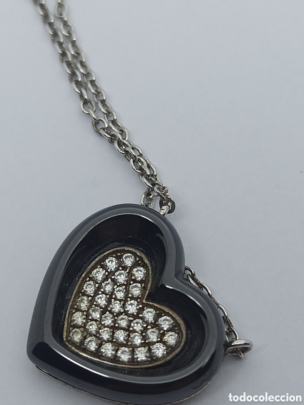 Joyeria: Collar en plata de ley 925, cer&aacute;mica y circonio - Foto 5