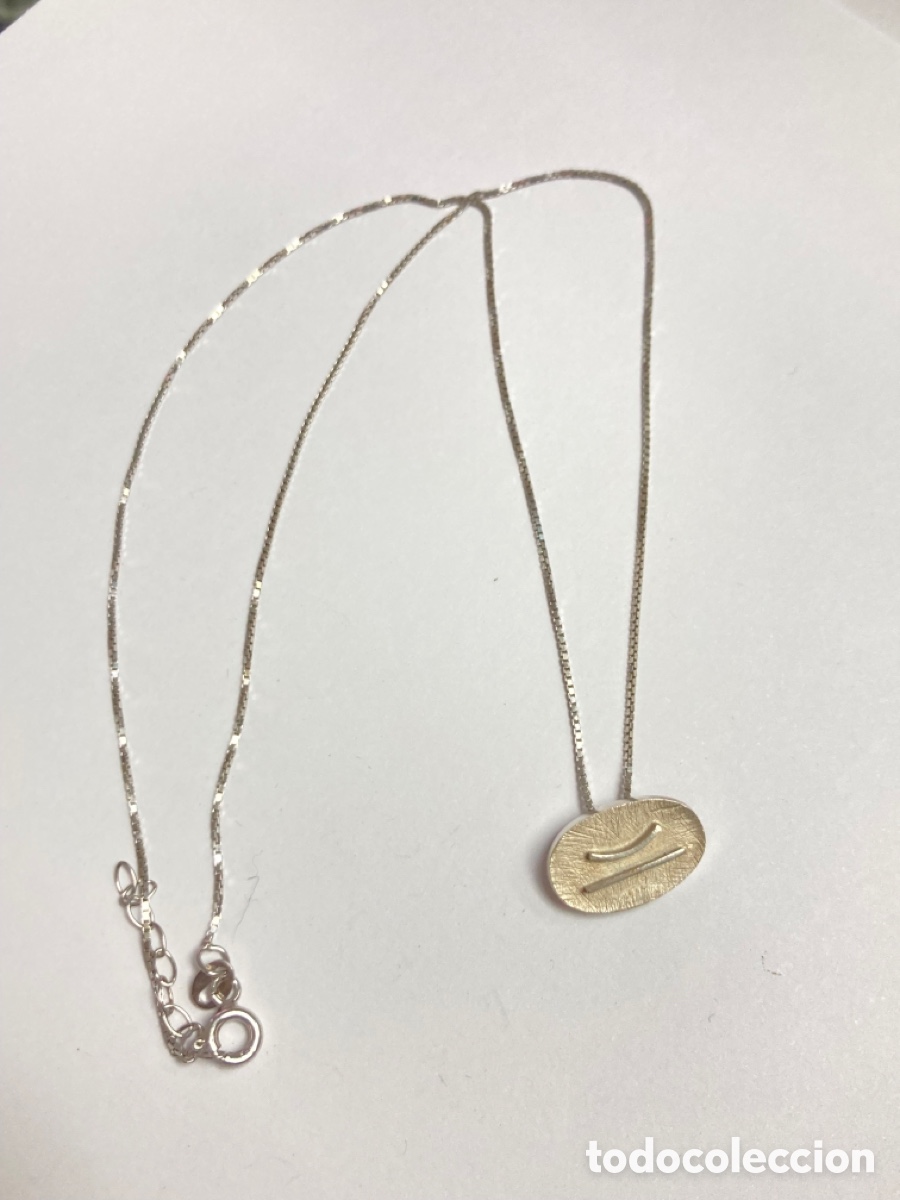 Joyeria: Cadena y colgante de plata - Foto 1