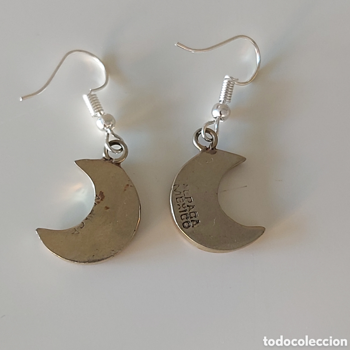 Joyeria: BONITOS PENDIENTES DE M&Eacute;XICO CON INCRUSTACIONES DE NACAR. REF S3 MEXICO - Foto 4