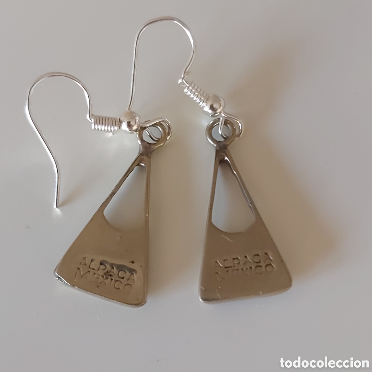Joyeria: FANT&Aacute;STICOS PENDIENTES DE M&Eacute;XICO CON INCRUSTACIONES DE NACAR. REF S3 MEXICO - Foto 4