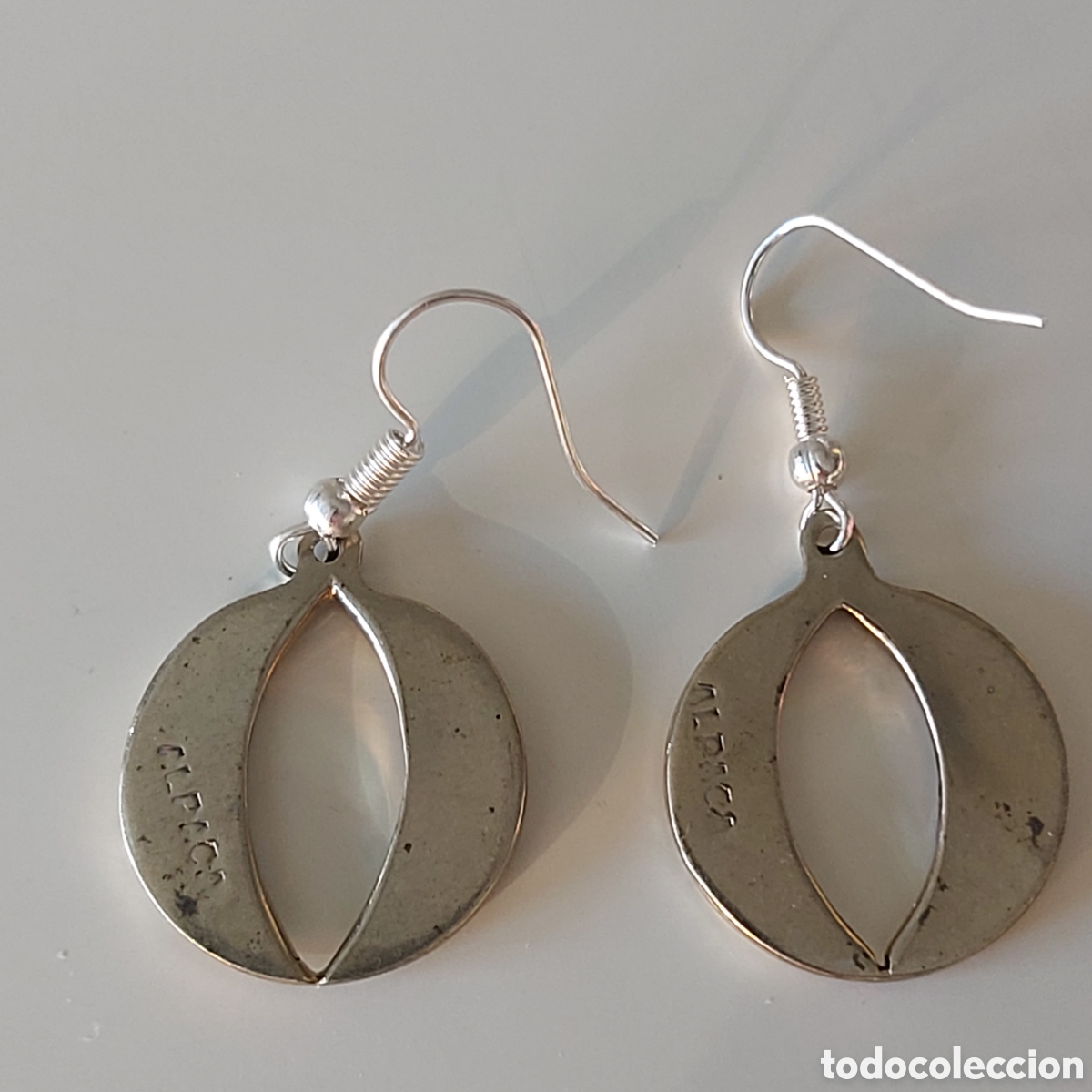 Joyeria: FANT&Aacute;STICOS PENDIENTES DE M&Eacute;XICO CON INCRUSTACIONES DE NACAR. REF S3 MEXICO - Foto 4