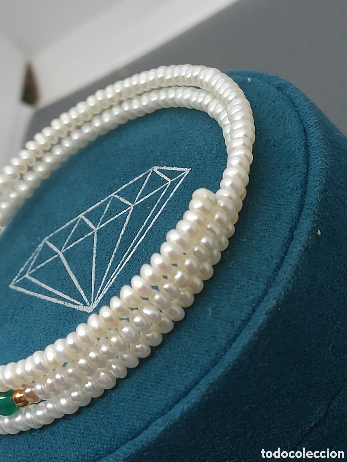 Joyeria: Brazalete de perlas naturales y oro 18k - Foto 5