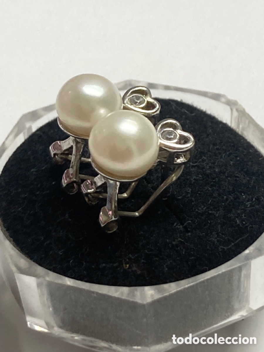 Joyeria: Pendientes de plata y perlas /P219 - Foto 2