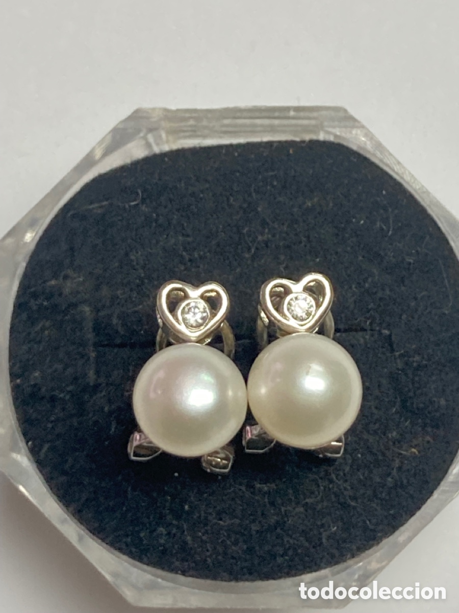 Joyeria: Pendientes de plata y perlas /P219 - Foto 3