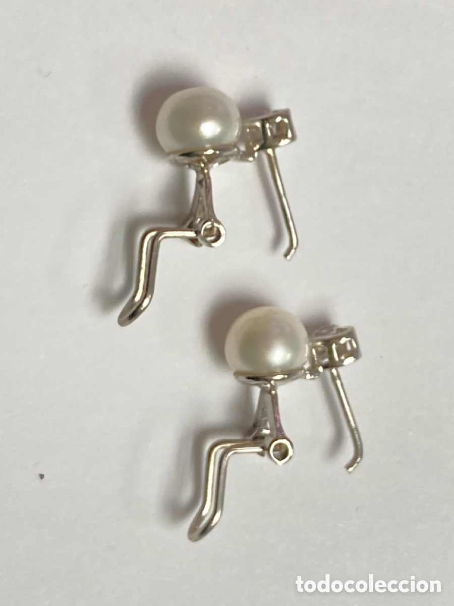 Joyeria: Pendientes de plata y perlas /P219 - Foto 5
