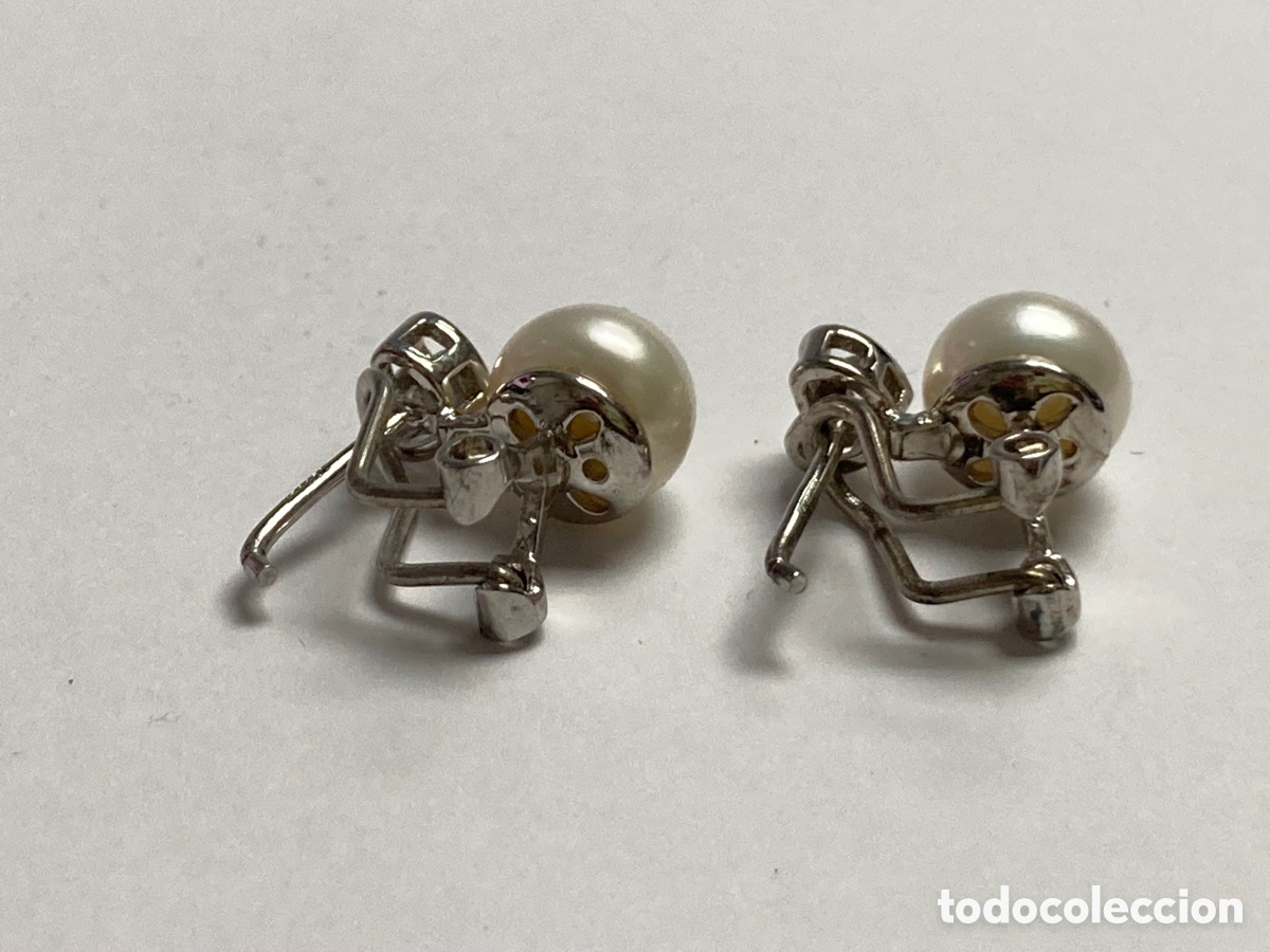 Joyeria: Pendientes de plata y perlas /P219 - Foto 6