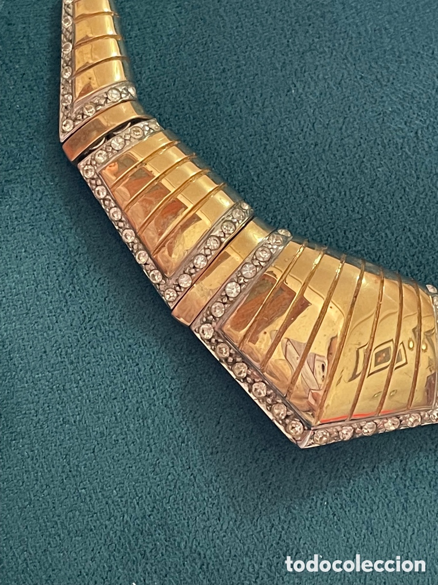 Joyeria: Gargantilla vintage dorada - Foto 2