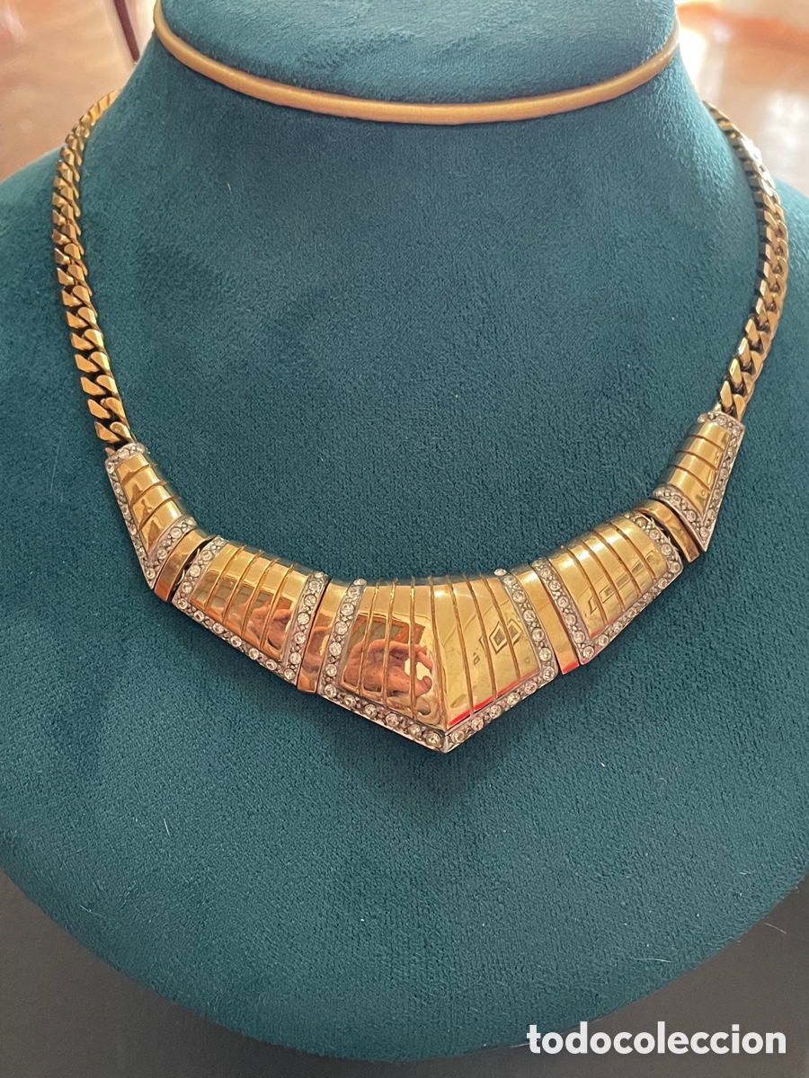 Joyeria: Gargantilla vintage dorada - Foto 1