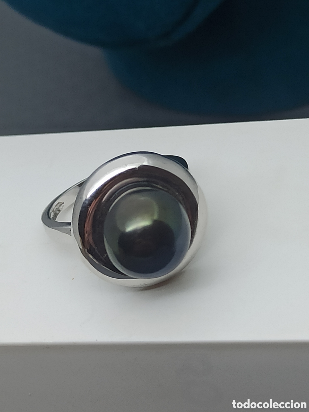 Joyeria: Anillo en plata de ley 925 y perla Tahit&iacute; - Foto 4