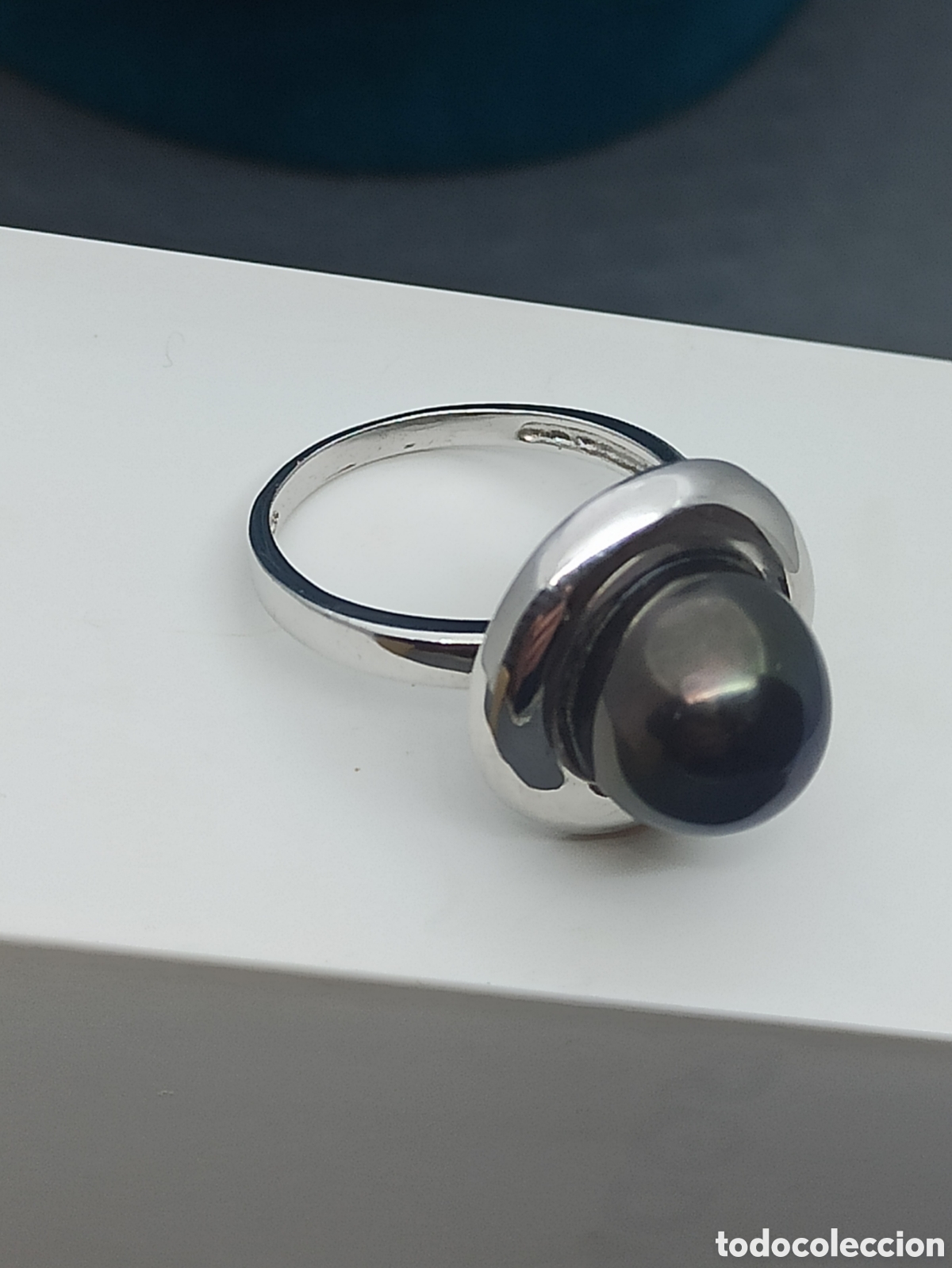 Joyeria: Anillo en plata de ley 925 y perla Tahit&iacute; - Foto 5