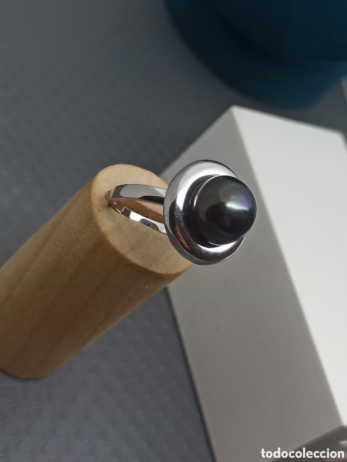Joyeria: Anillo en plata de ley 925 y perla Tahit&iacute; - Foto 8