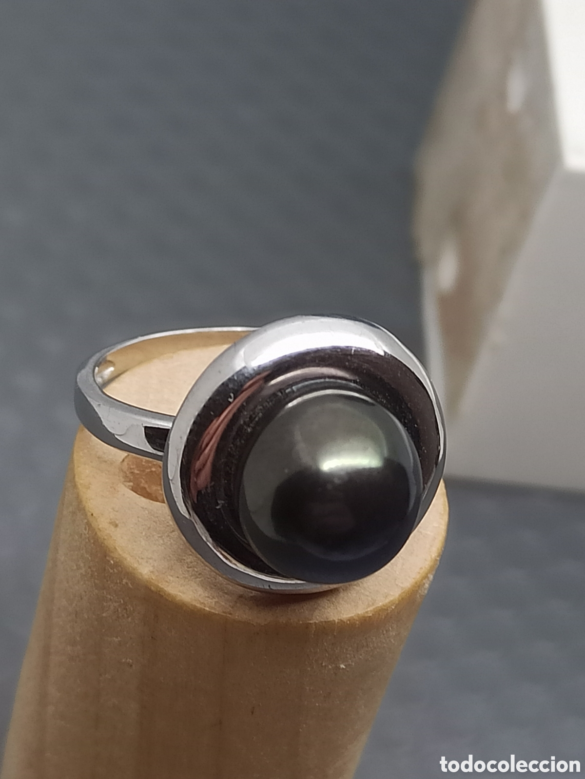 Joyeria: Anillo en plata de ley 925 y perla Tahit&iacute; - Foto 1