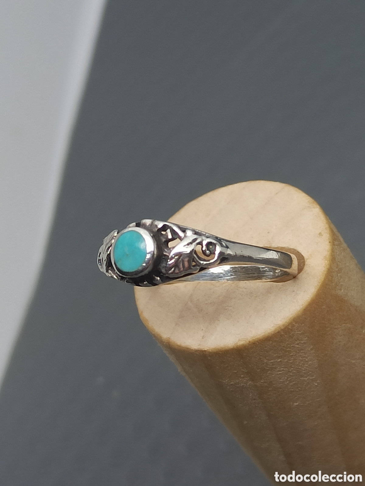 Joyeria: Anillo en plata de ley 925 turquesa - Foto 2