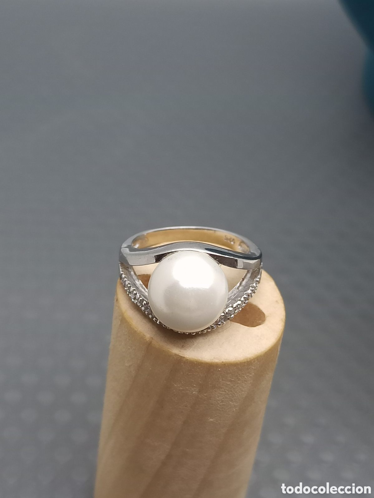 Joyeria: Anillo en plata de ley 925 Perla y circonio - Foto 9