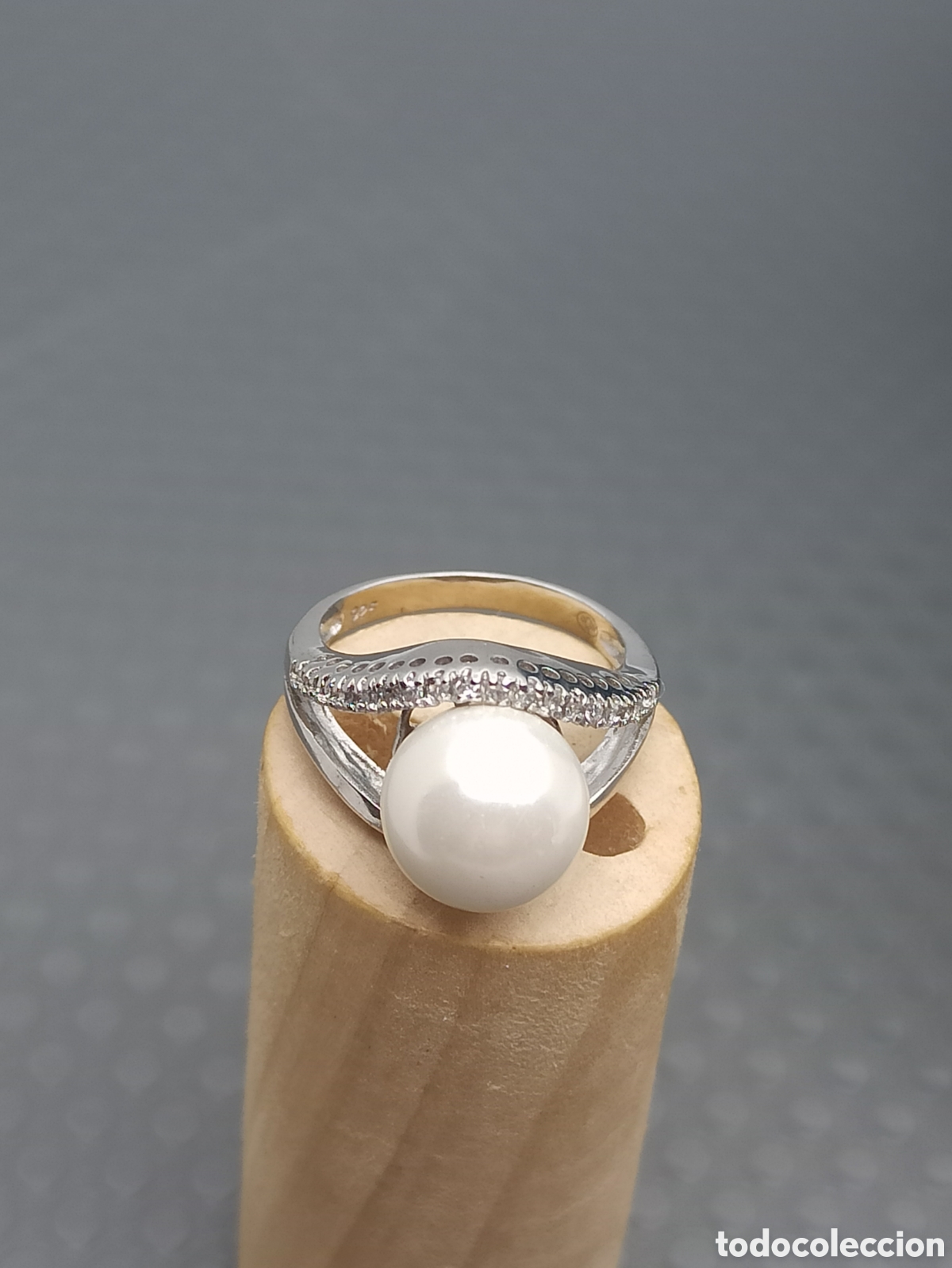 Joyeria: Anillo en plata de ley 925 Perla y circonio - Foto 10