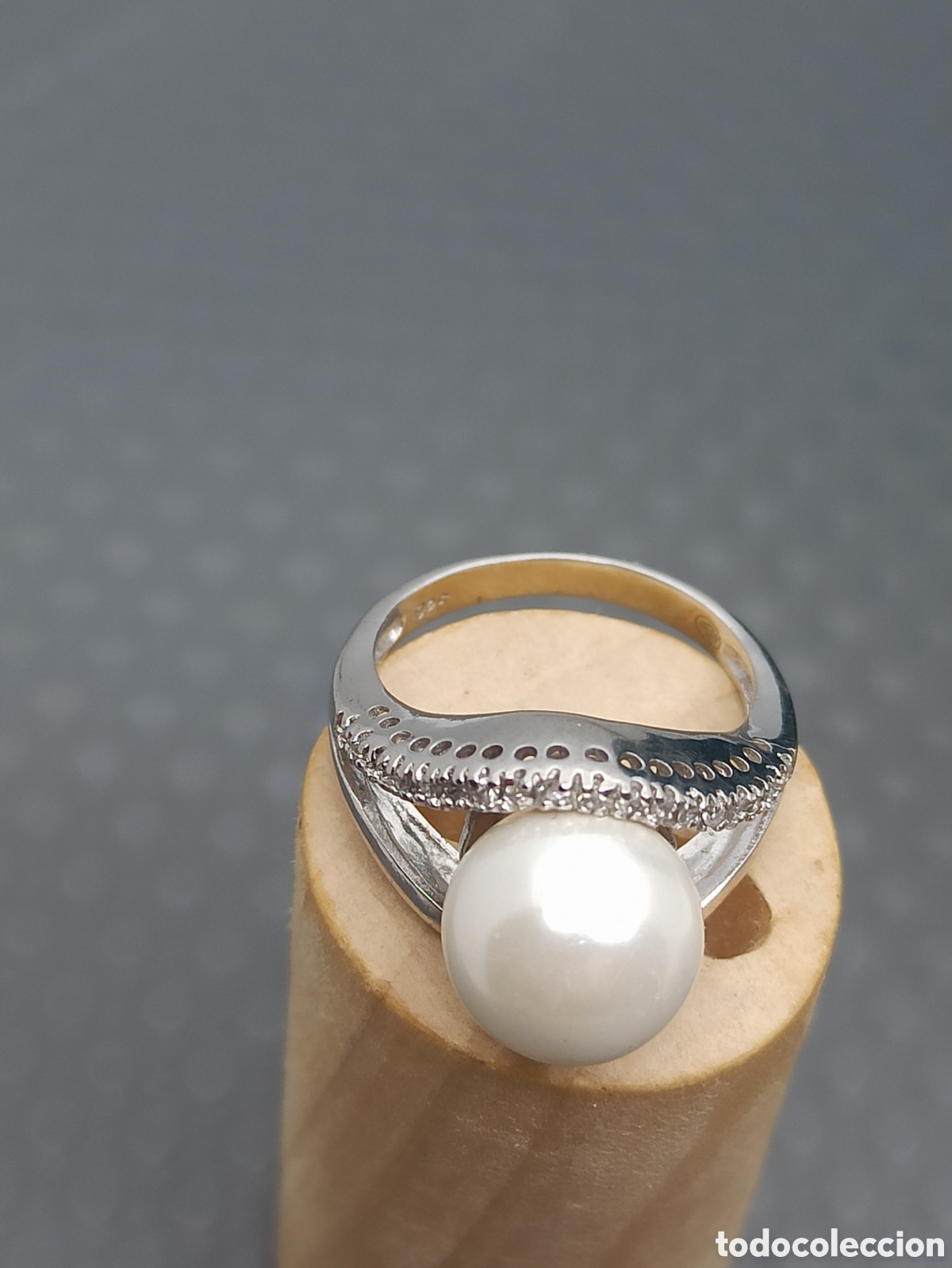 Joyeria: Anillo en plata de ley 925 Perla y circonio - Foto 11