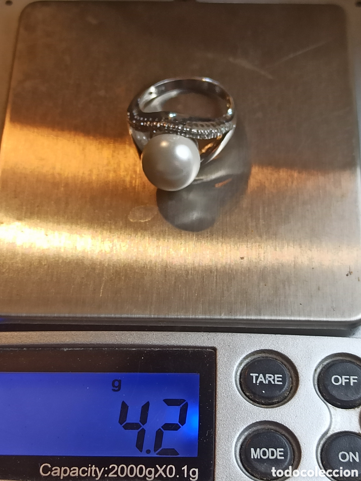 Joyeria: Anillo en plata de ley 925 Perla y circonio - Foto 15