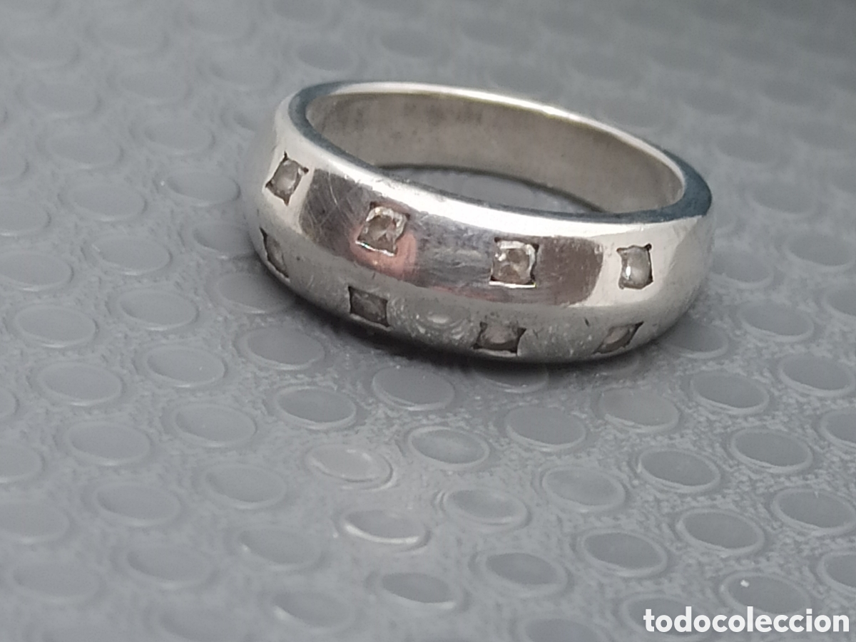 Joyeria: Anillo en plata de ley 925 y circonio - Foto 5