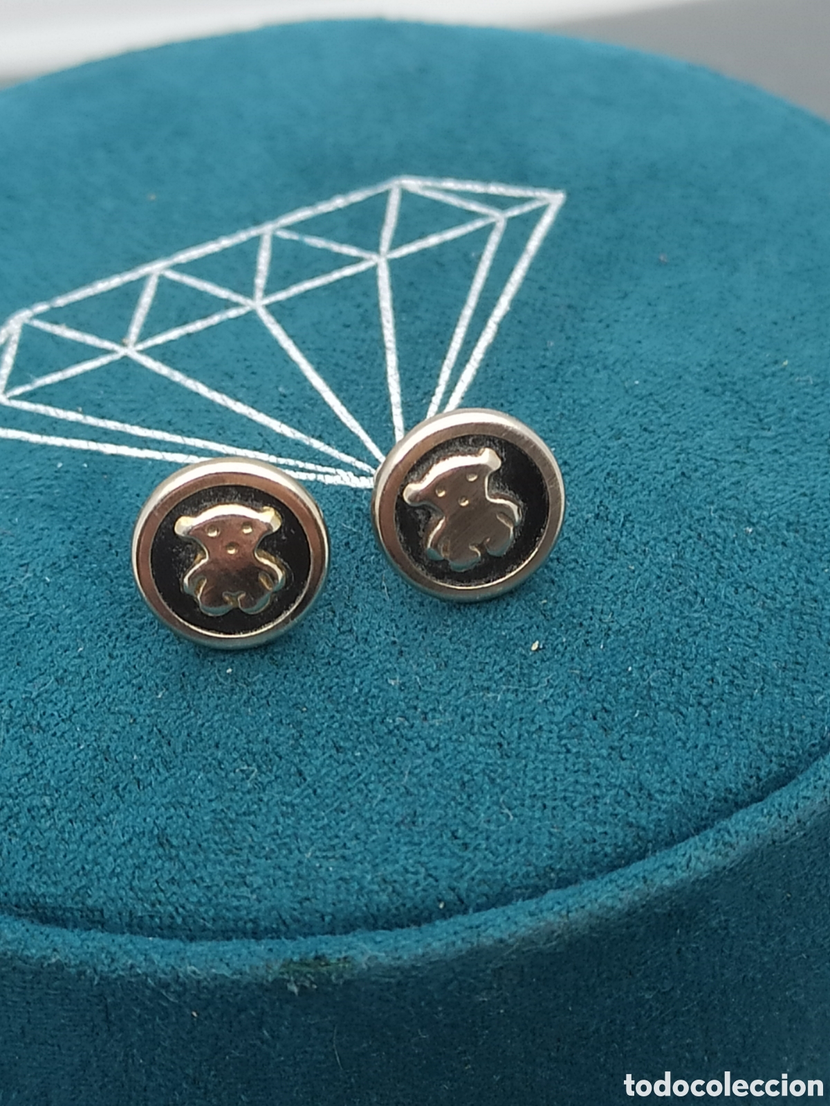 Joyeria: Pendientes en plata de ley 925 Osito - Foto 2
