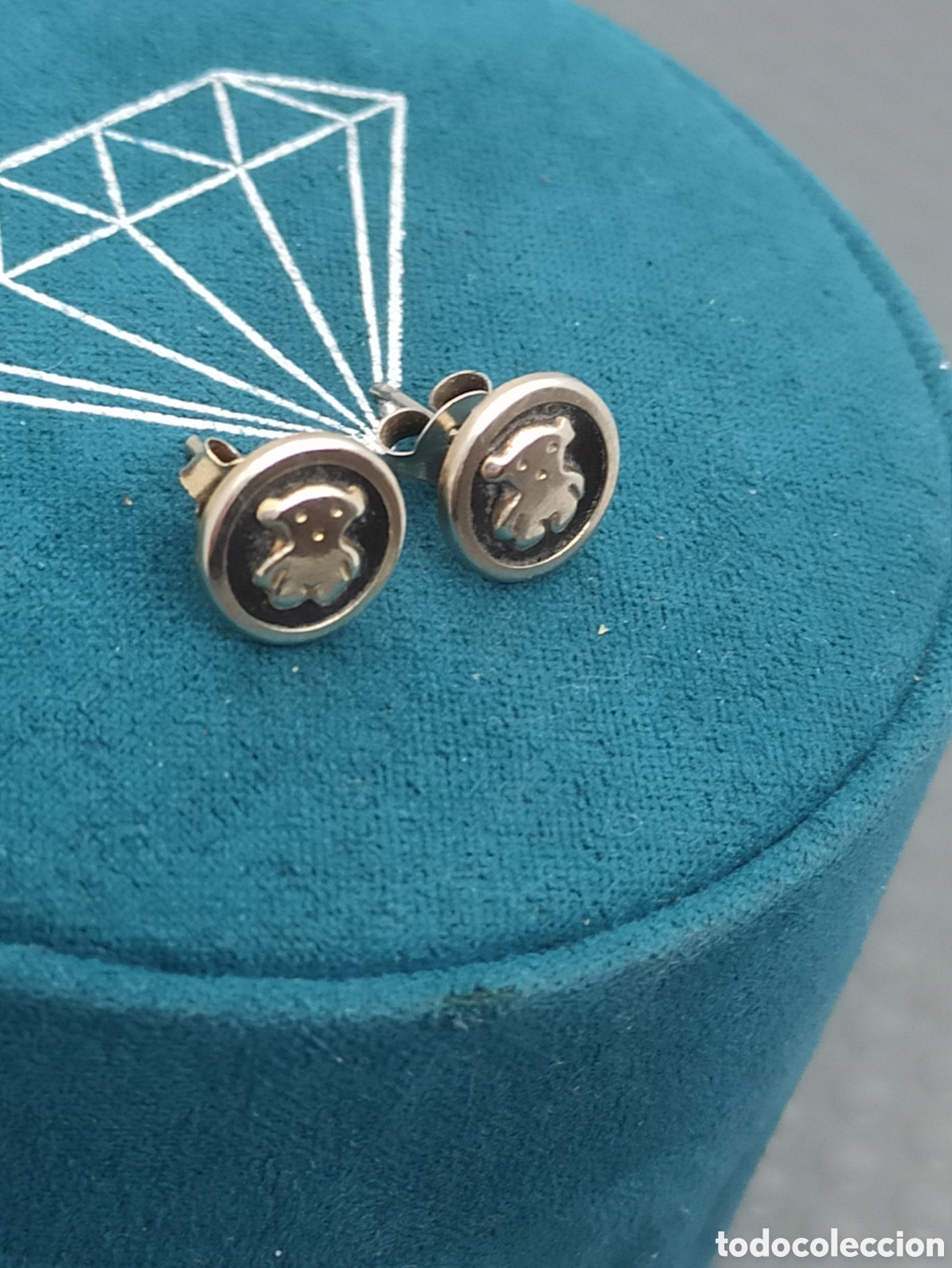Joyeria: Pendientes en plata de ley 925 Osito - Foto 3
